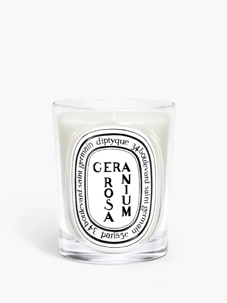 diptyque Geranium Rosa アロマキャンドル 190g&リッド Geranium Rosa Classic Candle | Diptyque Paris