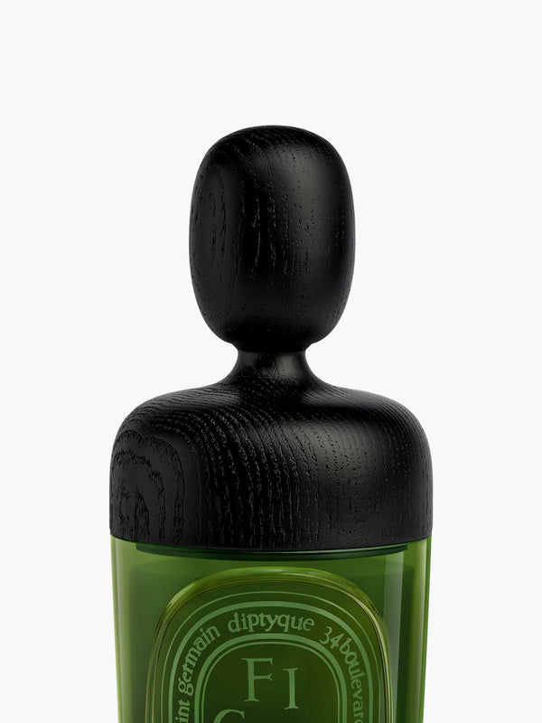 Black Volute lid - For medium candle