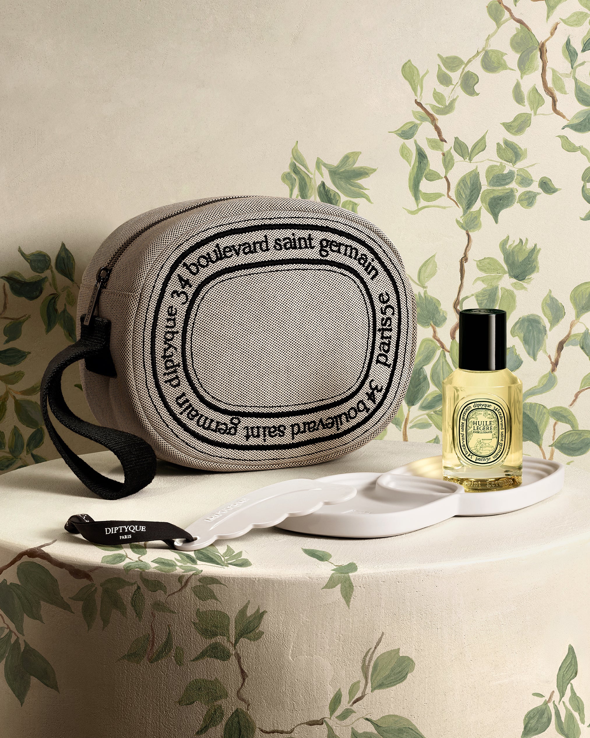 White Shell Pocket Mirror | Diptyque Paris