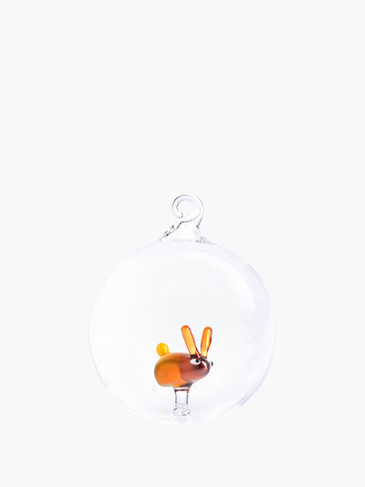 Glass Bauble - Rabbit