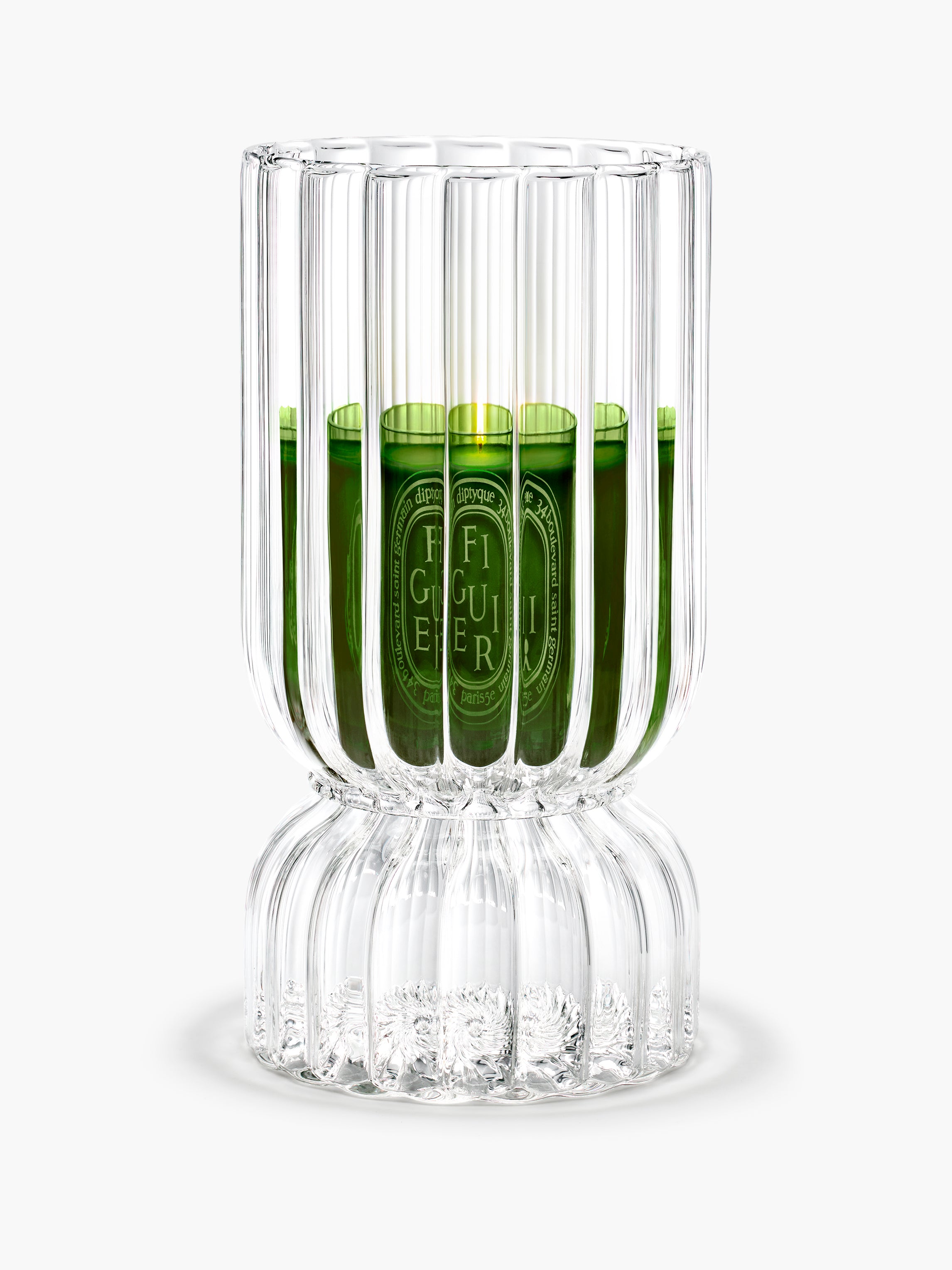 diptyque ディプティック キャンドルホルダー Ribbed candle holder - For classic and medium candles – Diptyque