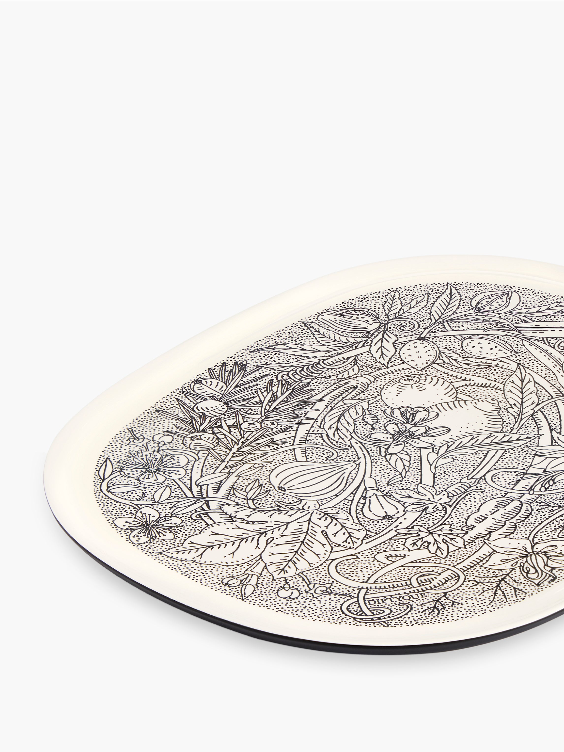 Diptyque お皿 Mediterranean Essences Oval Tray | Diptyque Paris