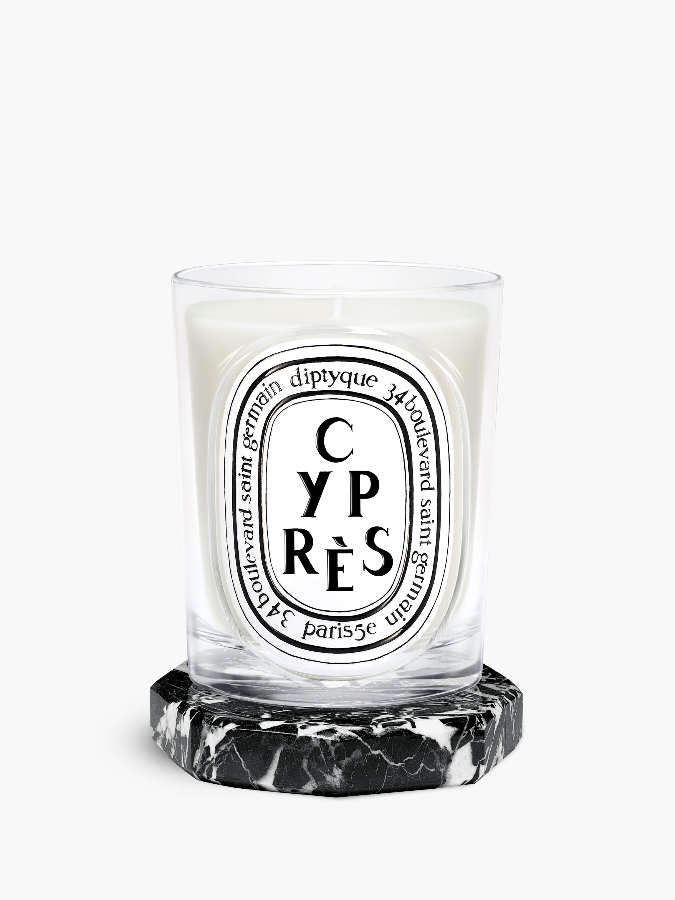 Antique Marble Octagonal stand - For classic candles – Diptyque