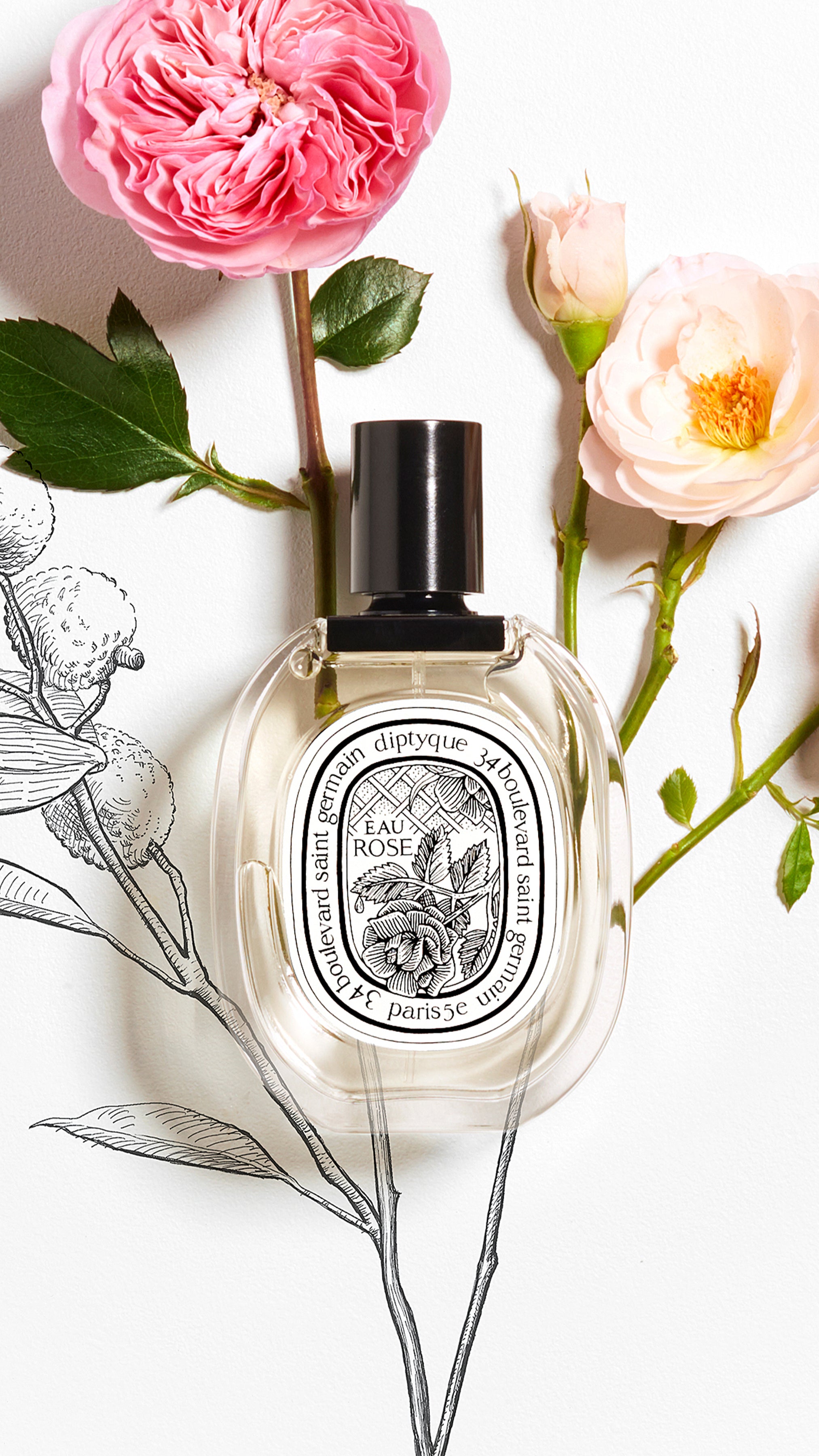 【pure01さま】diptyque EAU ROSE Eau Rose Eau de Toilette 50ml | Diptyque Paris
