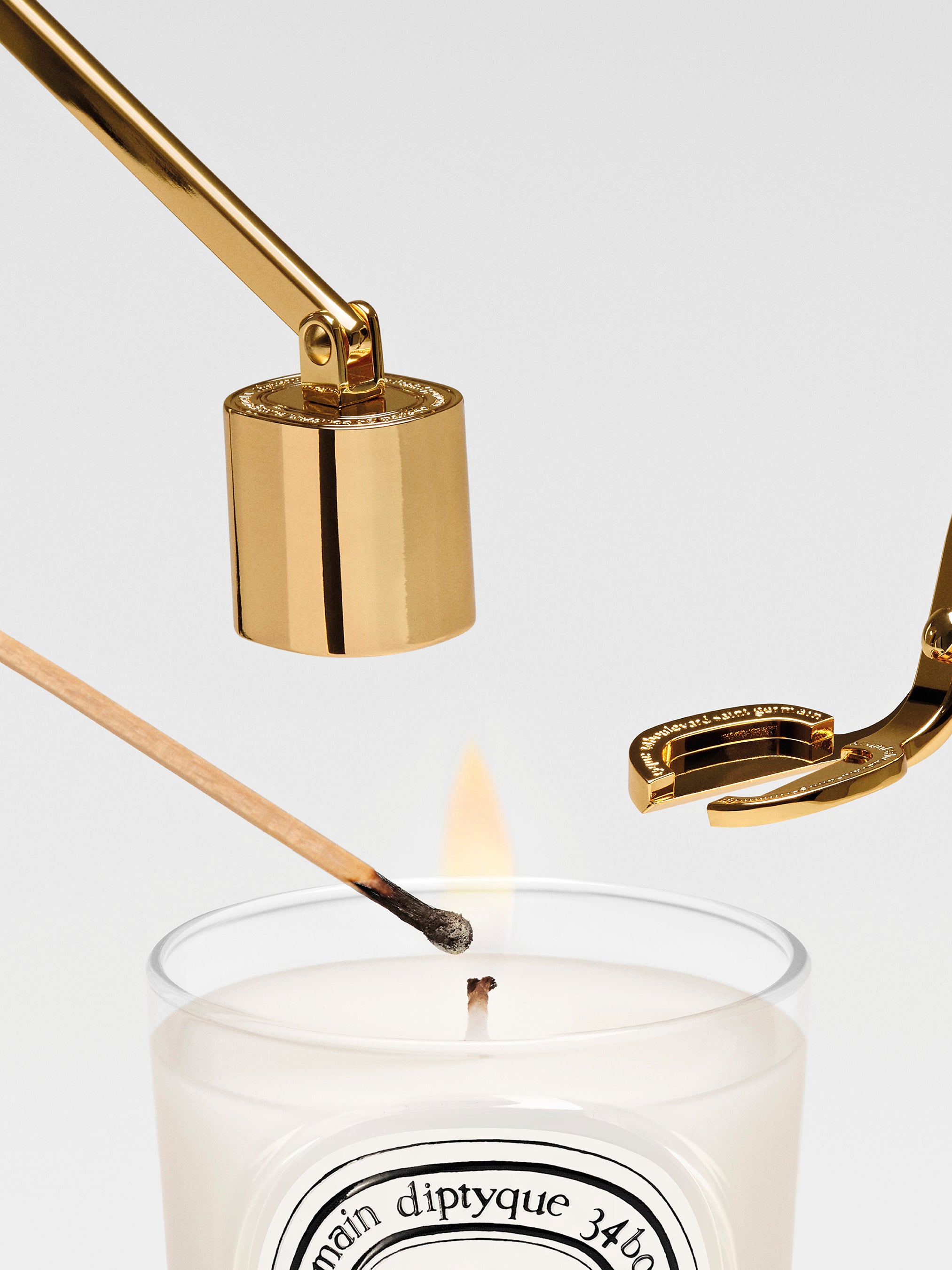 【C-280】ディプティック ウィックトリマー スナッファー ゴールドセット Gold Snuffer - For candles – Diptyque