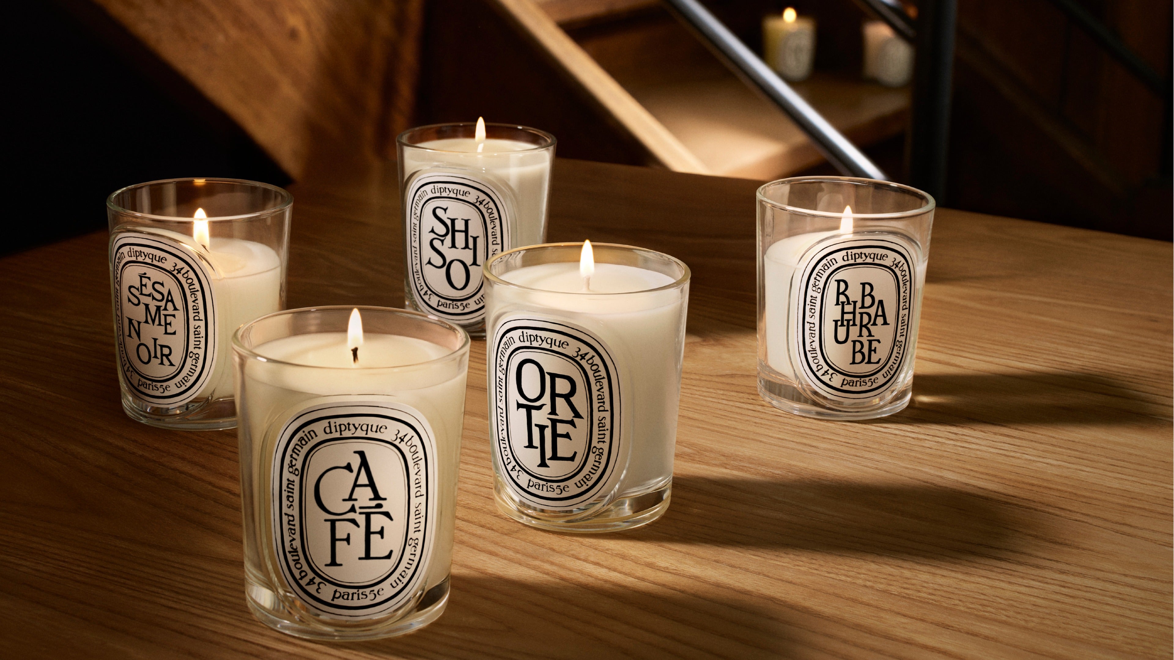 Set of 5 miniature candles - Pre-composed – Diptyque