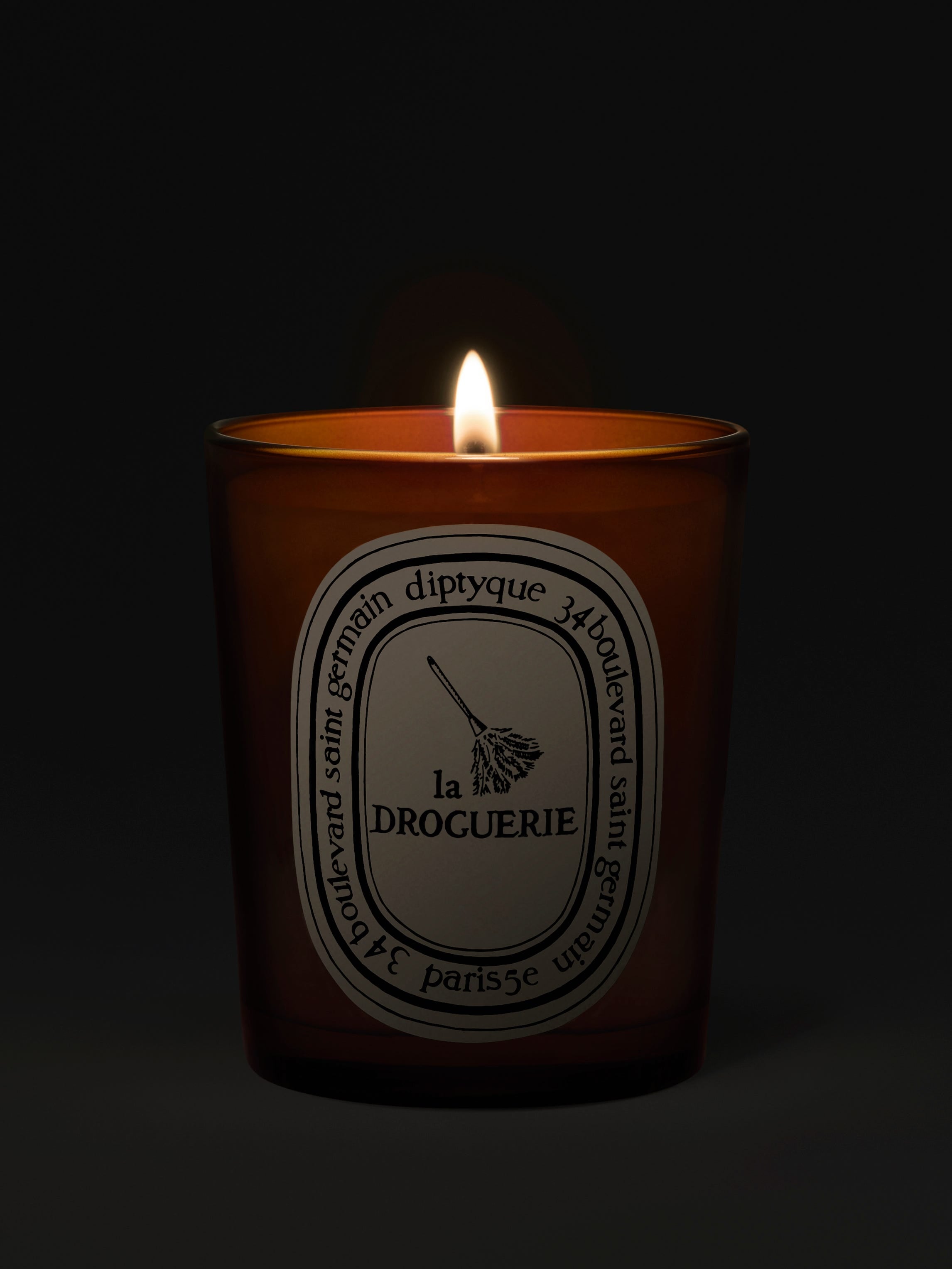 La Droguerie - Odor removing candle with basil – Diptyque