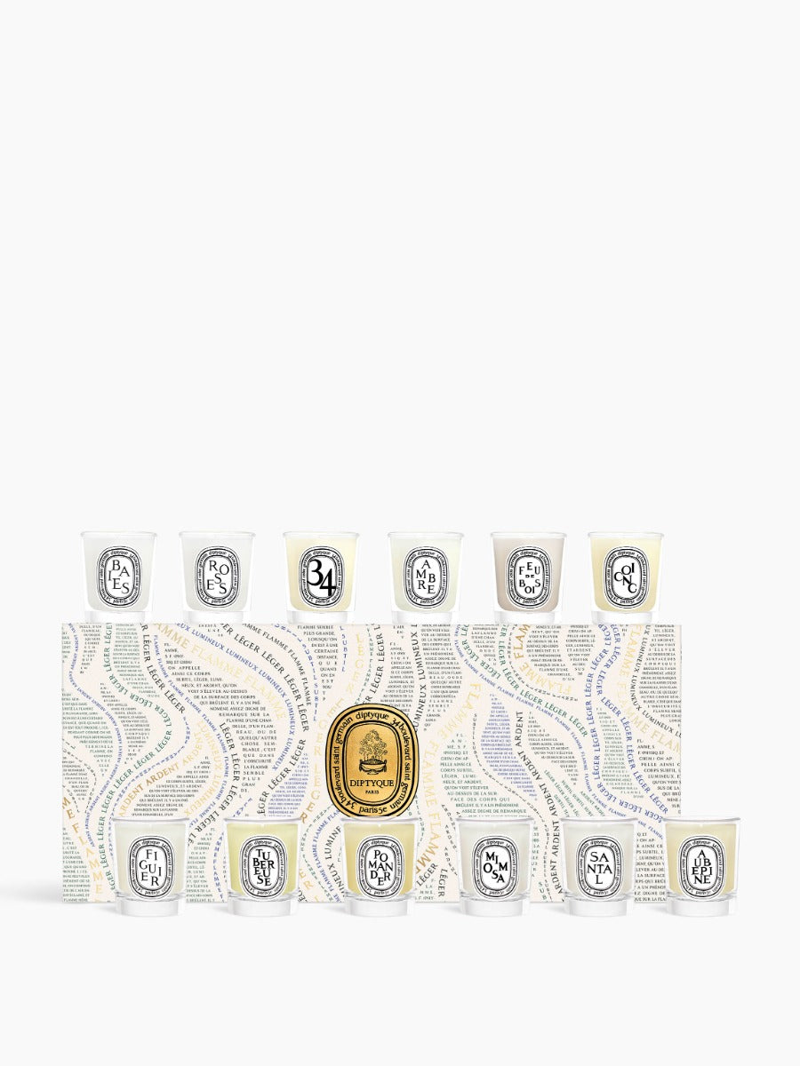 Set of 12 mini signature candles - Pre-composed