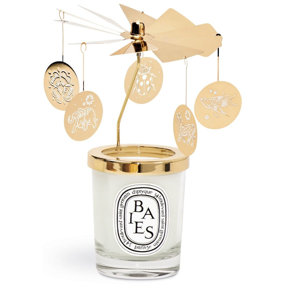 Set of Two Small Candles And Carousel