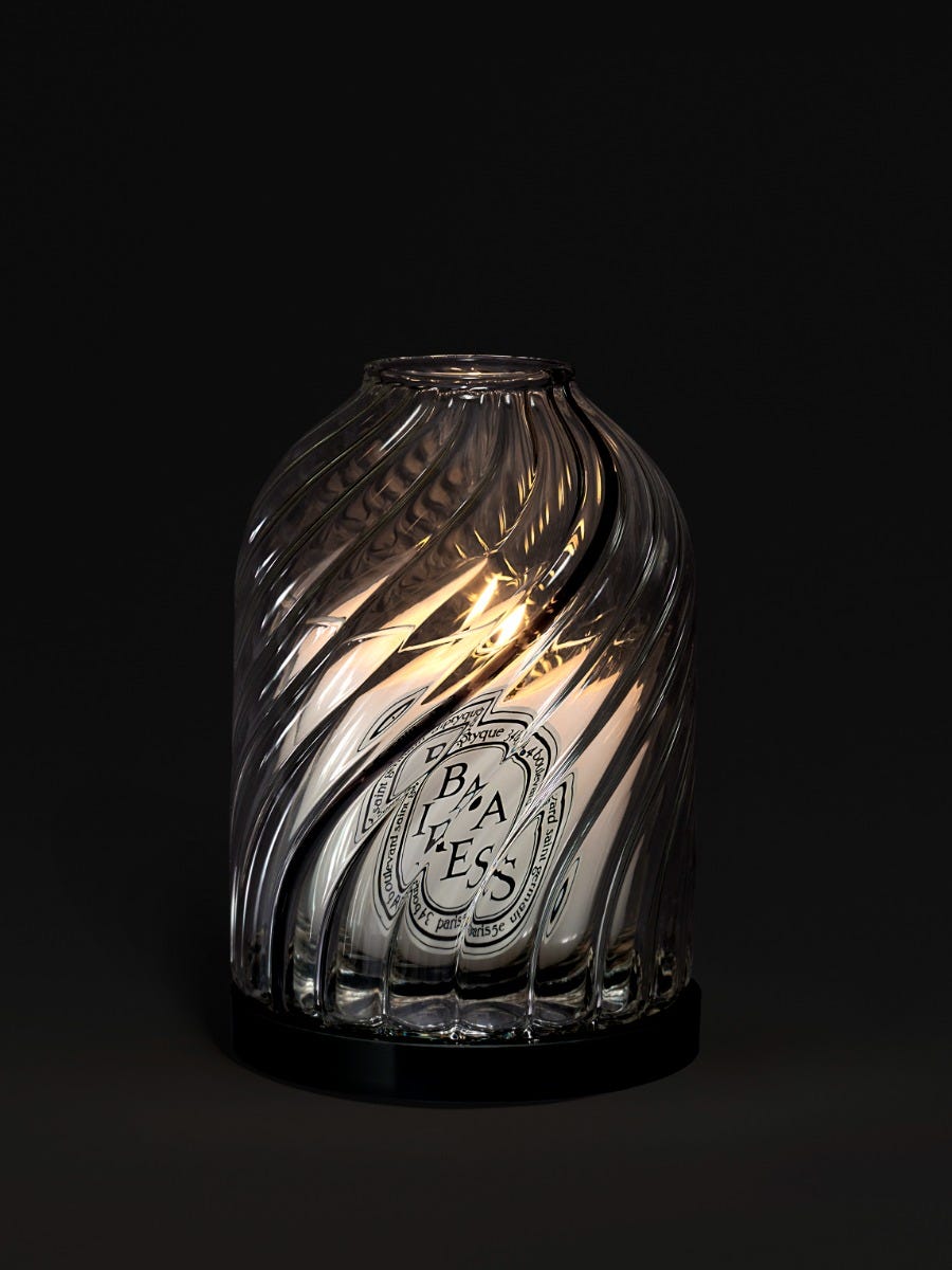 Torsade candle holder - For small candles – Diptyque